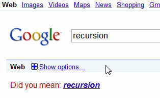 recursion: see recursion