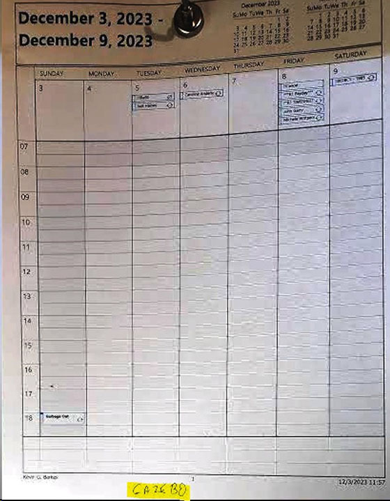 calendar